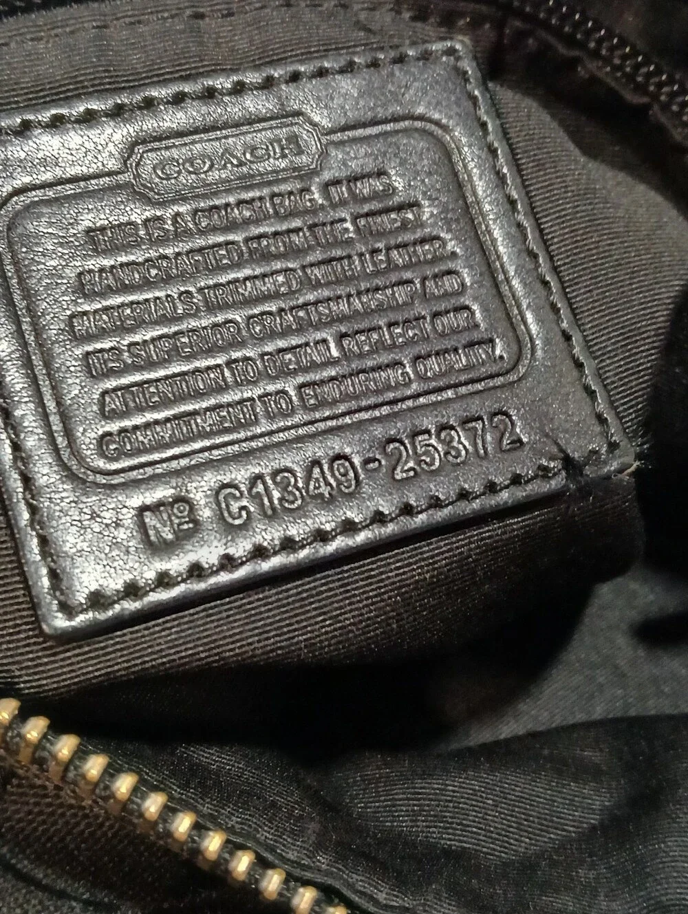 Coach Black Signature Canvas Shoulder Bag with Front Turnlock Pocket